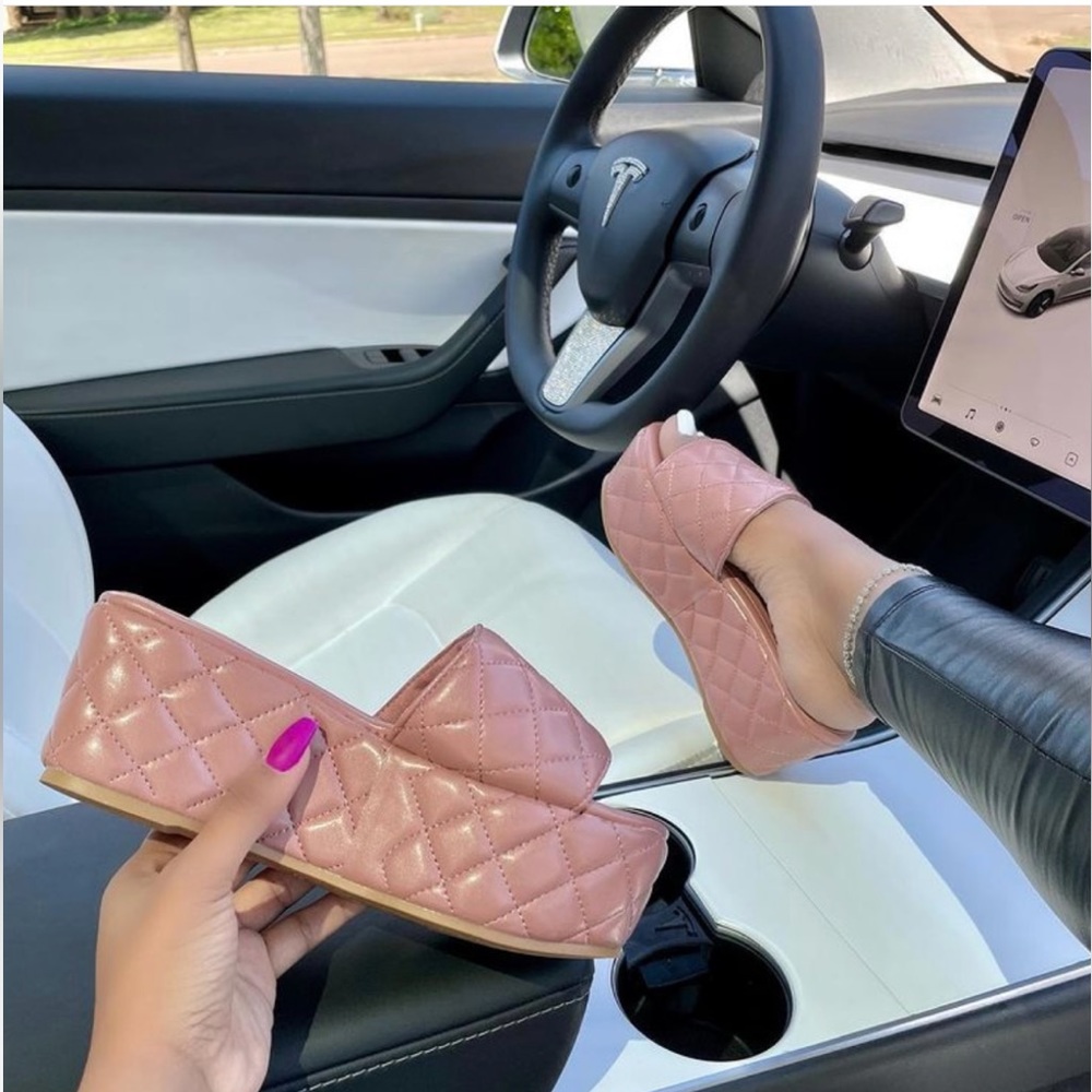 Nude Platform Heels